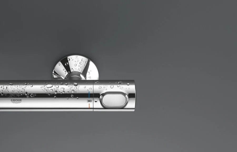 Смеситель для душа Grohe Grohtherm 500 хром, настенные - фото 6