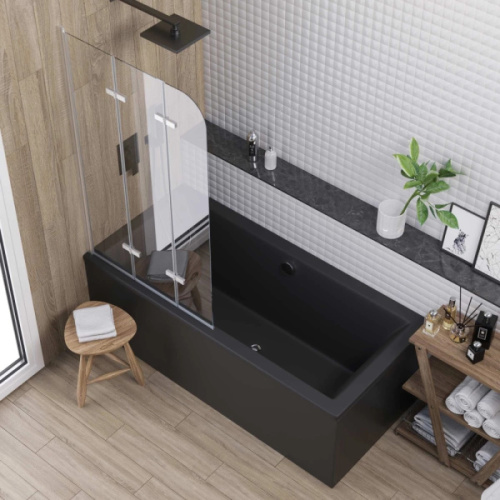 Ванна акриловая Berges Tari 180x80 см черная матовая, акриловые - фото 2