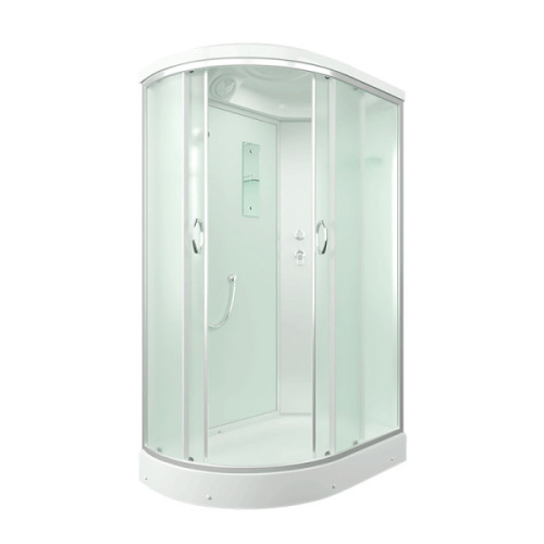 Душевая кабина Erlit Comfort ER3512P 120х80 см асимметричная, со стеклянными задними стенками - фото 8