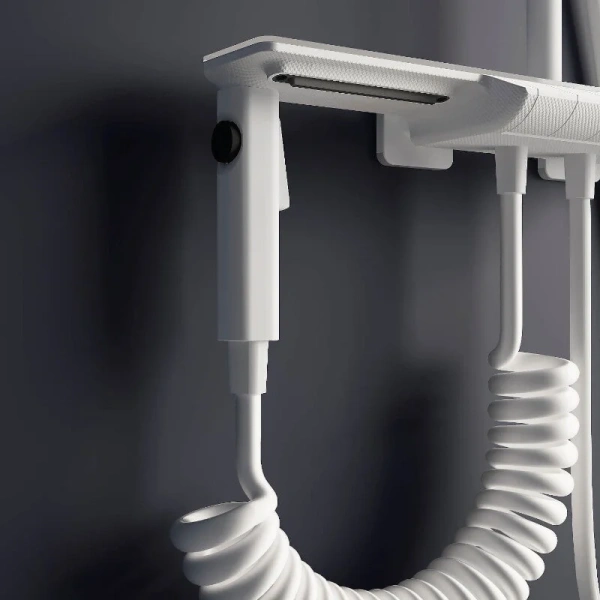 Душевая стойка RGW Shower Panels белая, со смесителем - фото 8