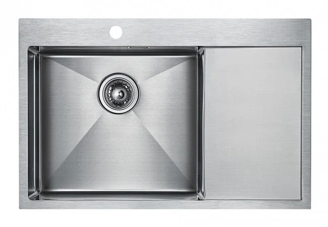 Мойка для кухни Paulmark Elde 78 см нержавеющая сталь, левая - фото 1