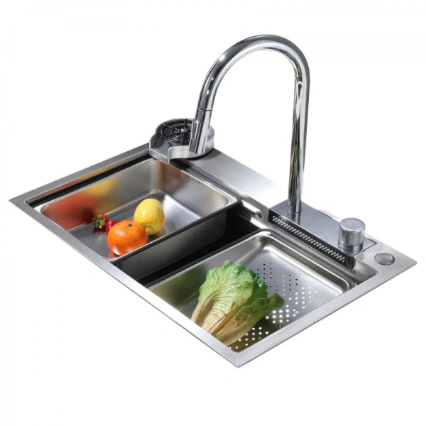 Мойка для кухни Abber Wasser Kreis 68 см хром - фото 1