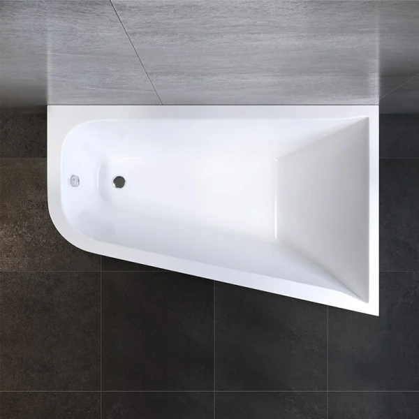 Ванна акриловая Am.Pm Spirit W72A-160 160х100 см ассиметричная, угловые, приставные - фото 6