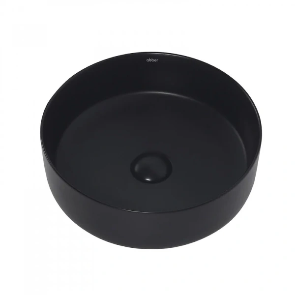 Раковина Abber Bequem 36 см черная матовая, черные - фото 4