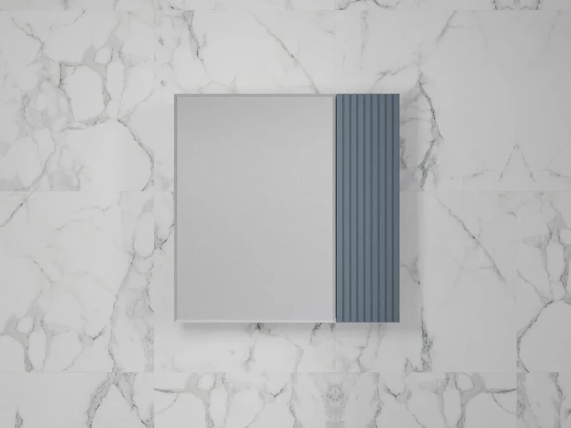 Зеркальный шкаф Style Line Стокгольм 70 см графит софт - фото 3