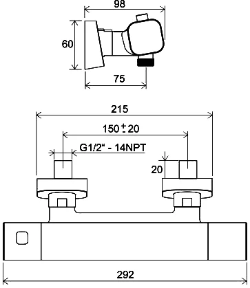 Смеситель для душа Ravak 10° Free хром, для душа - фото 2