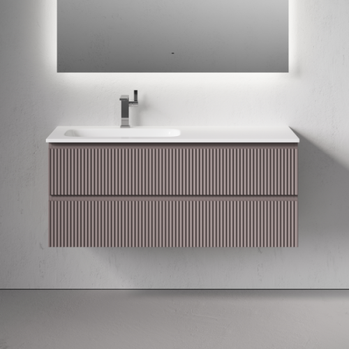 Тумба под раковину подвесная Sancos Snob R 120 см левая doha soft, подвесная, пристенная - фото 4