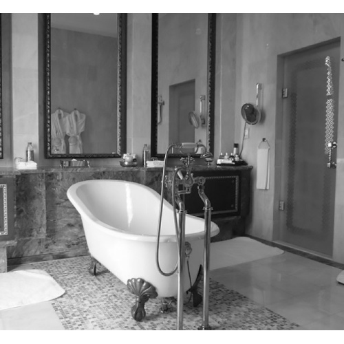 Ванна чугунная Devon & Devon Admiral 182х81 см ножки алюминий полированный - фото 2