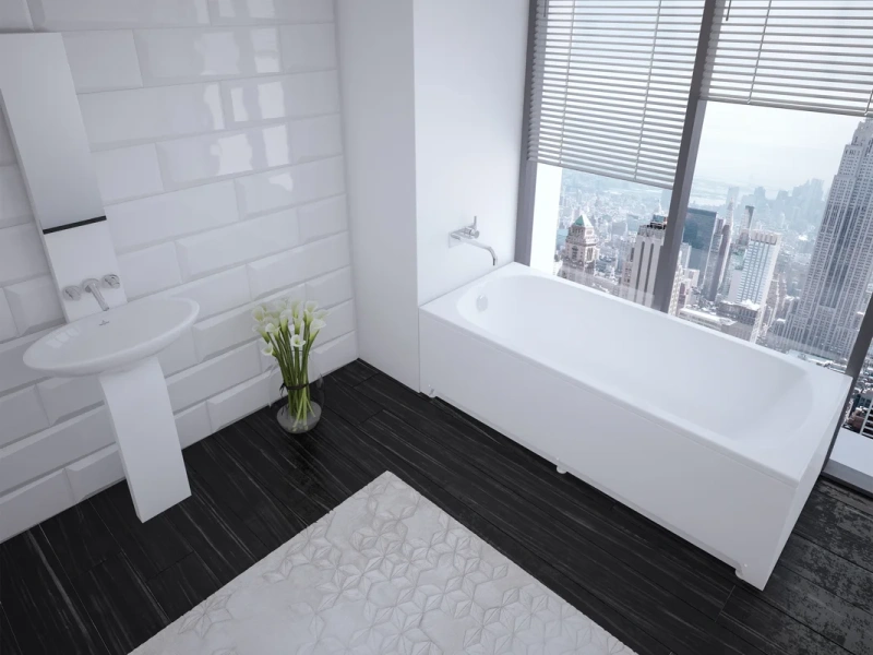 Фронтальная панель для ванны Акватек Ника 150 см белая, нет в наличии - фото 2