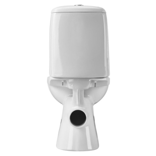 Унитаз компакт Santek Цезарь с горизонтальным выпуском, белые - фото 6