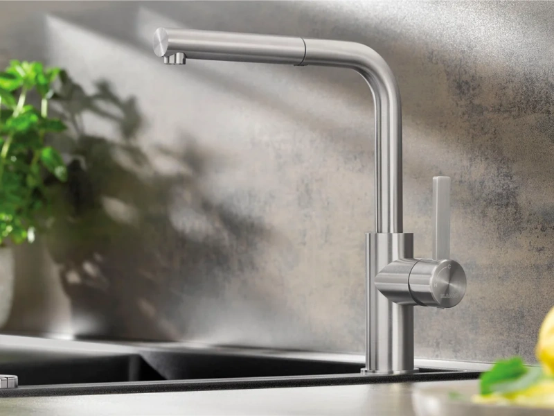 Смеситель для кухни Blanco Lanora-S нержавеющая сталь - фото 2