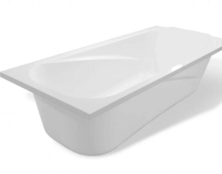 Ванна из литьевого мрамора Эстет Альфа 170х75 см белая глянцевая - фото 2