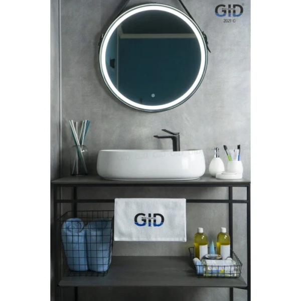 Раковина GID Lago N9048 59 см белая - фото 4