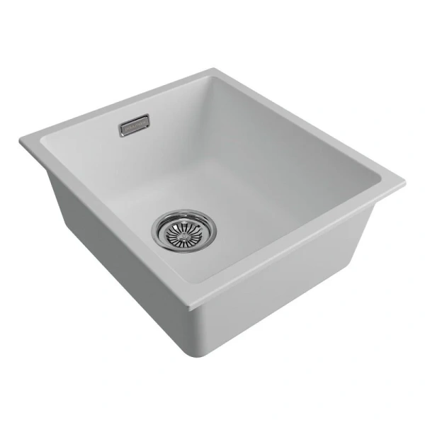 Мойка для кухни Paulmark Lumi 41 см белый матовый - фото 3