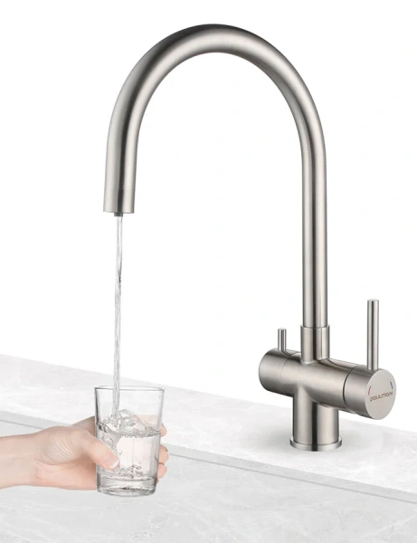 Смеситель для кухни Paulmark Heller под фильтр, нержавеющая сталь, современные, hi-tech - фото 3