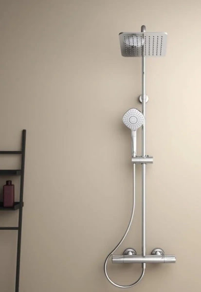 Душевая стойка Ideal Standard Ceratherm T100 с термостатом - фото 4