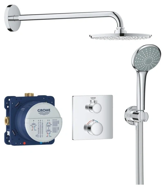 Душевой комплект Grohe Grohtherm с термостатом - фото 1