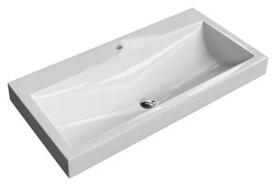 Раковина мебельная Aqwella Инфинити 60 см литьевой мрамор - фото 1