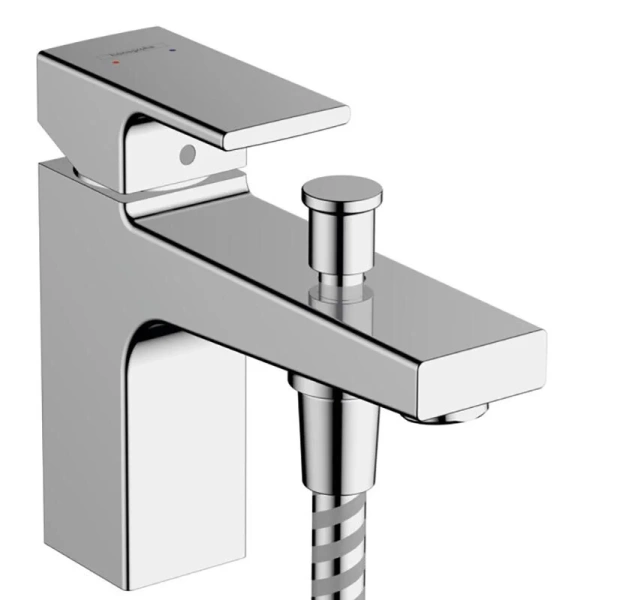 Смеситель для ванны Hansgrohe Vernis Shape на край ванны, хром - фото 1