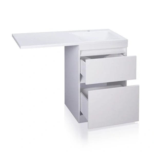 Тумба с раковиной напольная Style Line Даллас СС-00000 120 см с ящиками, 120 см - фото 6