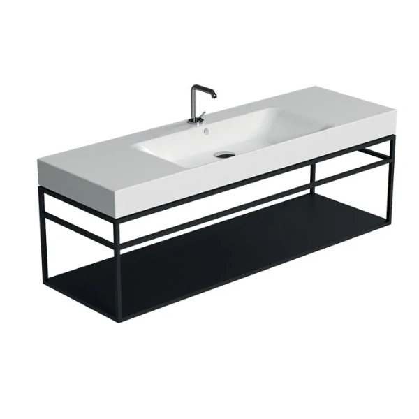 Раковина консоль Kerasan Cento 353501*1 140 см с полкой - фото 4