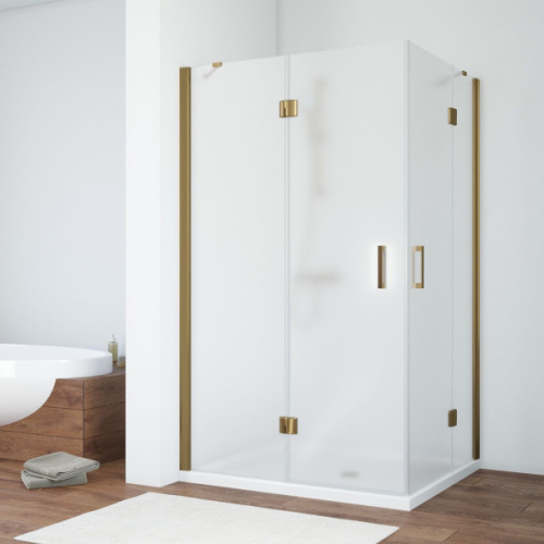 Душевой уголок стекло сатин Vegas-glass AFA-F 110х100 10 L, матовые - фото 7