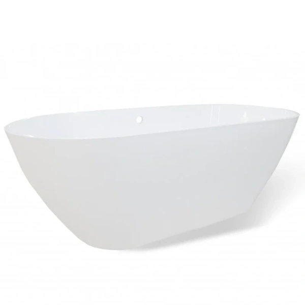 Ванна из литьевого мрамора Эстет Майами 150x75 см белая глянцевая - фото 2