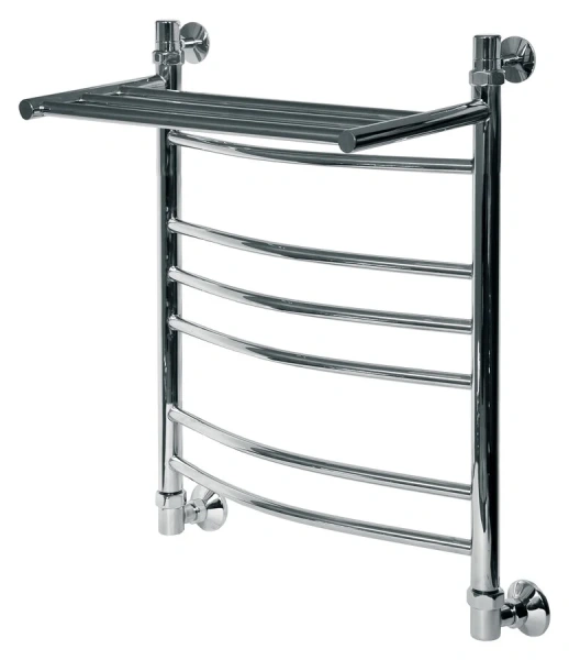 Полотенцесушитель водяной Ника Arc 60x60 см хром, современные, hi-tech - фото 2