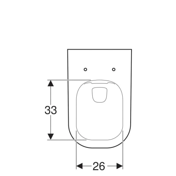 Унитаз подвесной Geberit Smyle белый, современные, hi-tech, прямоугольные - фото 5
