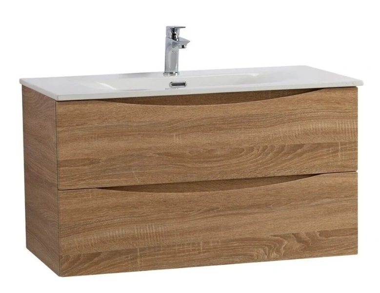 Тумба под раковину подвесная BelBagno Marino-Cer-N 90 см Rovere Bianco - фото 3