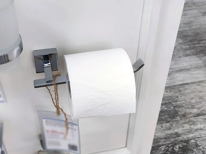 Держатель туалетной бумаги Jacob Delafon Eo хром, в наличии - фото 6