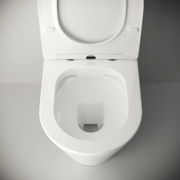 Унитаз компакт Ceramica Nova Highlight напольный, безободковые, сиденье с микролифтом , компакт, низкие - фото 6