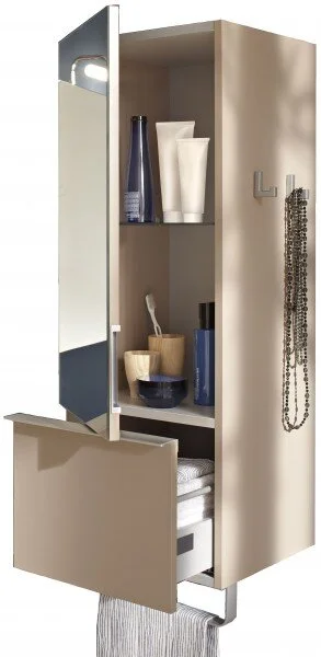 Шкаф подвесной Jacob Delafon Odeon Up EB893D 35 см с полотенцедержателем, в наличии, нет в наличии - фото 2