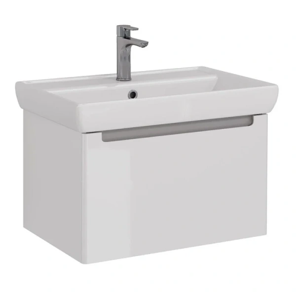 Тумба с раковиной подвесная Lemark Buno Mini LM05BM70T 70 см пристенная