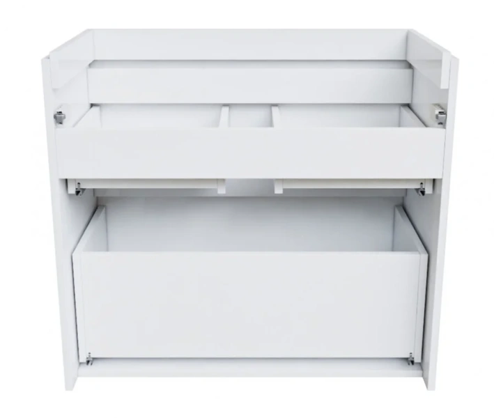 Тумба под раковину напольная IDDIS Zodiac 80 см белая, моноблок - фото 5