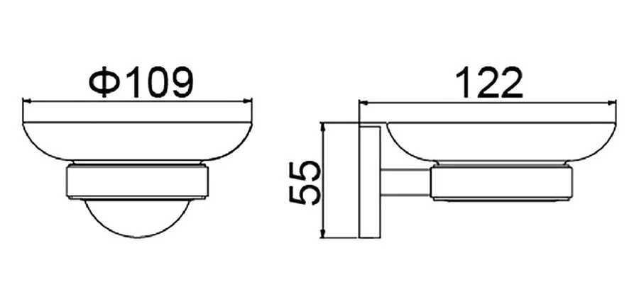 Мыльница Timo Saona розовое золото - фото 2