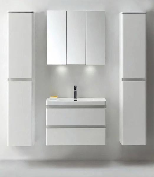 Тумба с раковиной напольная BelBagno Ancona-N 80 см с двумя ящиками ANCONA-N-800-2C-PIA - фото 4