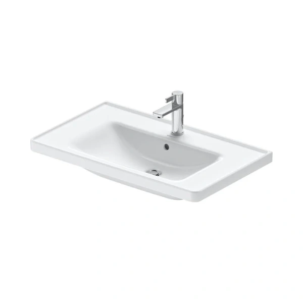 Раковина Duravit D-Neo 80 см с 1 отверстием под смеситель - фото 1