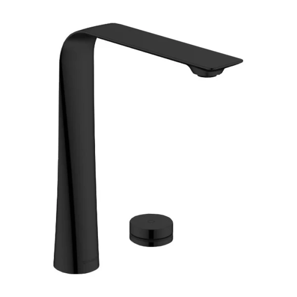 Смеситель Duravit D.1 D11110007046 для раковины высокий, электронный с питанием от батареи, черный матовый - фото 1