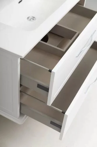 Тумба с раковиной подвесная Cezares Tiffany 549 75 см с двумя выдвижными ящиками - фото 4