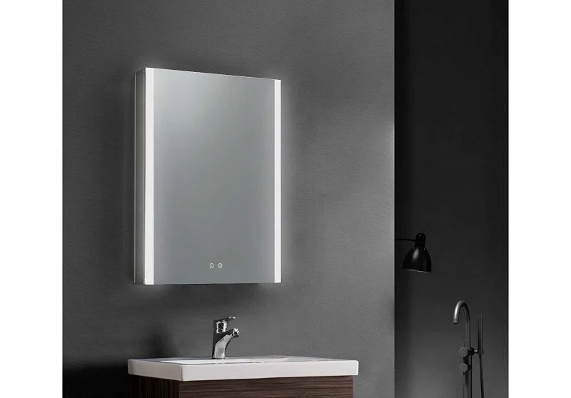 Зеркальный шкаф с подсветкой Акватек 60 см прямоугольный, сенсорное - фото 7