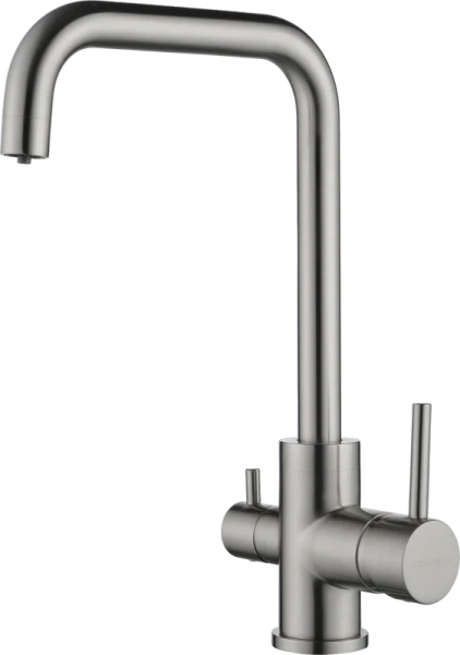 Смеситель для кухни Paulmark Logas никель - фото 1