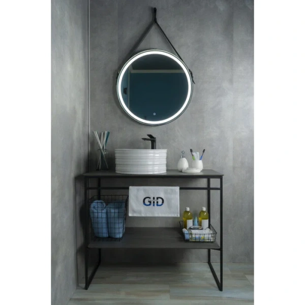 Раковина GID Esfera W969 41 см белая, в форме чаши, круглой формы - фото 5