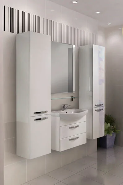 Шкаф-пенал подвесной Акватон Ария М 34 см 1A124403AA - фото 4