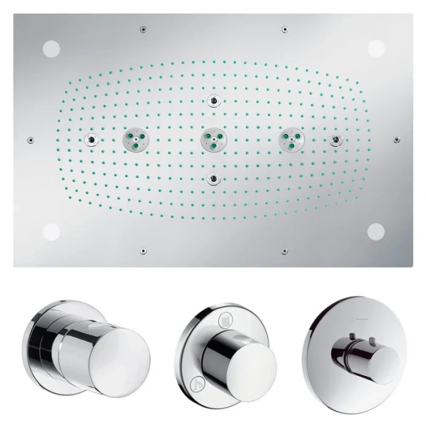 Верхний душ Hansgrohe Raindance 28418000 три режима, хром index_1 - фото 8