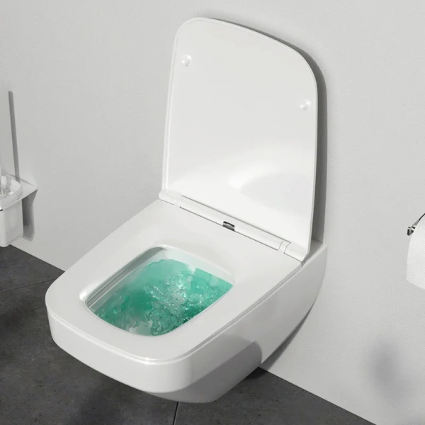 Унитаз с инсталляцией Am.Pm Inspire 2.0 с клавишей глянцевый хром и сиденьем микролифт , в наличии index_1 - фото 6