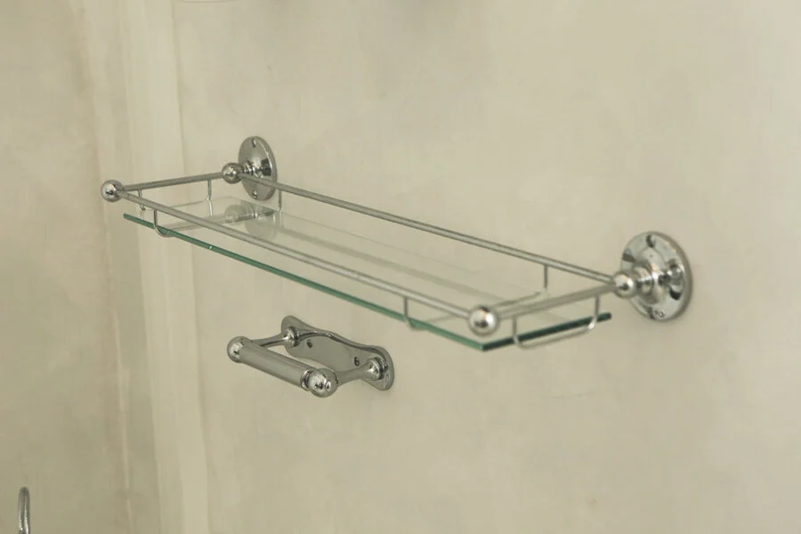 Полка для ванной Devon&Devon Cavendish WM10, хром, золото - фото 3