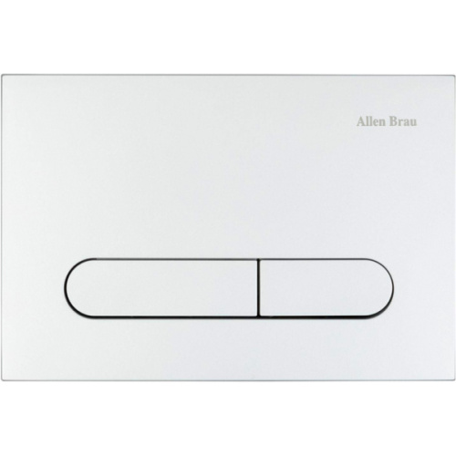Клавиша смыва Allen Brau хром матовый - фото 1