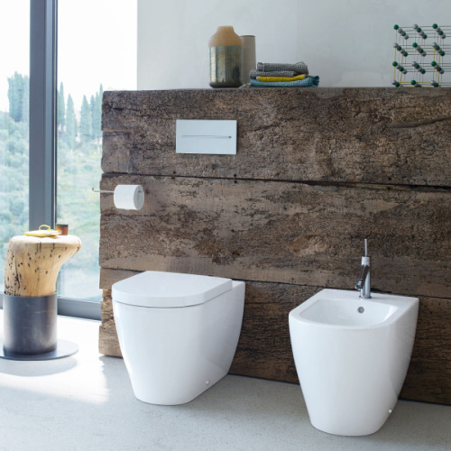 Унитаз напольный Duravit ME by Starck без покрытия - фото 4