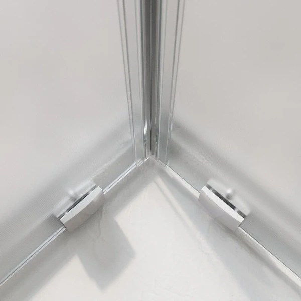 Душевой уголок Belbagno Luce 100x80 см стекло рифленое, 100х80 - фото 5